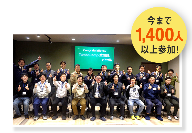 今まで1,400人以上参加！